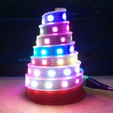 blinkytape cone pinshape usb tape light led christmas blinkylabs blinky 3d print model - Mito3D