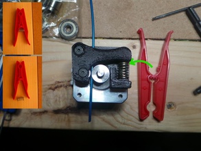 clothespeg pin spring rep2 extruder pinshape 3d-design 3d print model - Mito3D