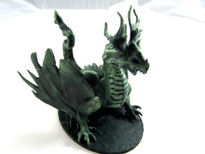 forest dragon pinshape 15mm 25mm 28mm 30mm continuum dungeon fantasy game gaming miniature monster multiverse myth rpg tabletop viking 3d print model - Mito3D