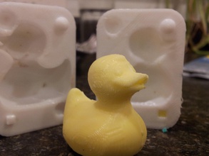 patinho borracha molde pinshape pato ducky oogoo 3d print model - Mito3D