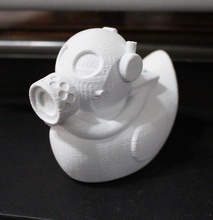 gas mask duck pinshape masterpiece kids fun floating engineering 3dprinteros 3d print model - Mito3D