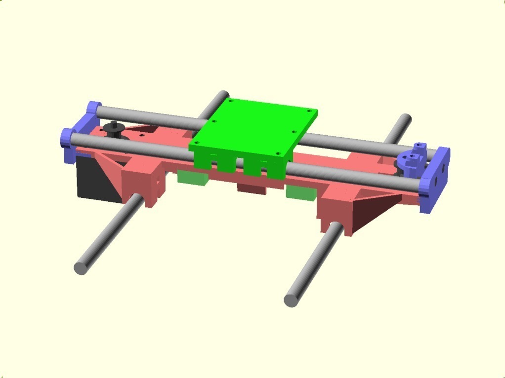 linear Lager Achse Laufwagen tom pinshape openscad lmb6uu Beförderung thing matic 3D print model - Mito3D