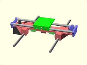 linear bearing axis carriage tom pinshape y-axis t-o-m openscad lmb6uu thing-o-matic linear-bearing 3d print model - Mito3D