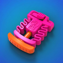 3dk başlatıcısı 3dkitbashcom baskı çalıştır pinshape oyuncak gts'den oynayın loader hopper silah serin 3dkitbash 3d print model - Mito3D