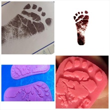 baby footprint template pinshape parenting parent mother mom maternity jewelry instructables ink infant father dad child 3d print model - Mito3D