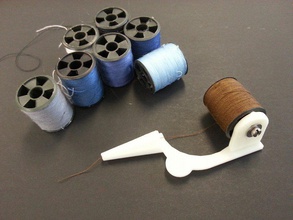 bobina threader pinshape thread tesla mão arte 3d print model - Mito3D