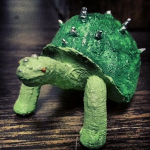 spikey torton pinshape tartaruga picchi spike sketchup modello fantasia esiotrot dino animale 3d print model - Mito3D