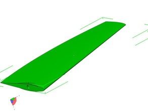 surfski gouvernail plug moulage coulée pinshape l'aile gouverne direction kayak ascenseur 3d print model - Mito3D