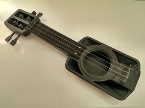 makerlele Mirage pinshape ukulele tuner alttan gelen ısı Orkestrası 3d print model - Mito3D
