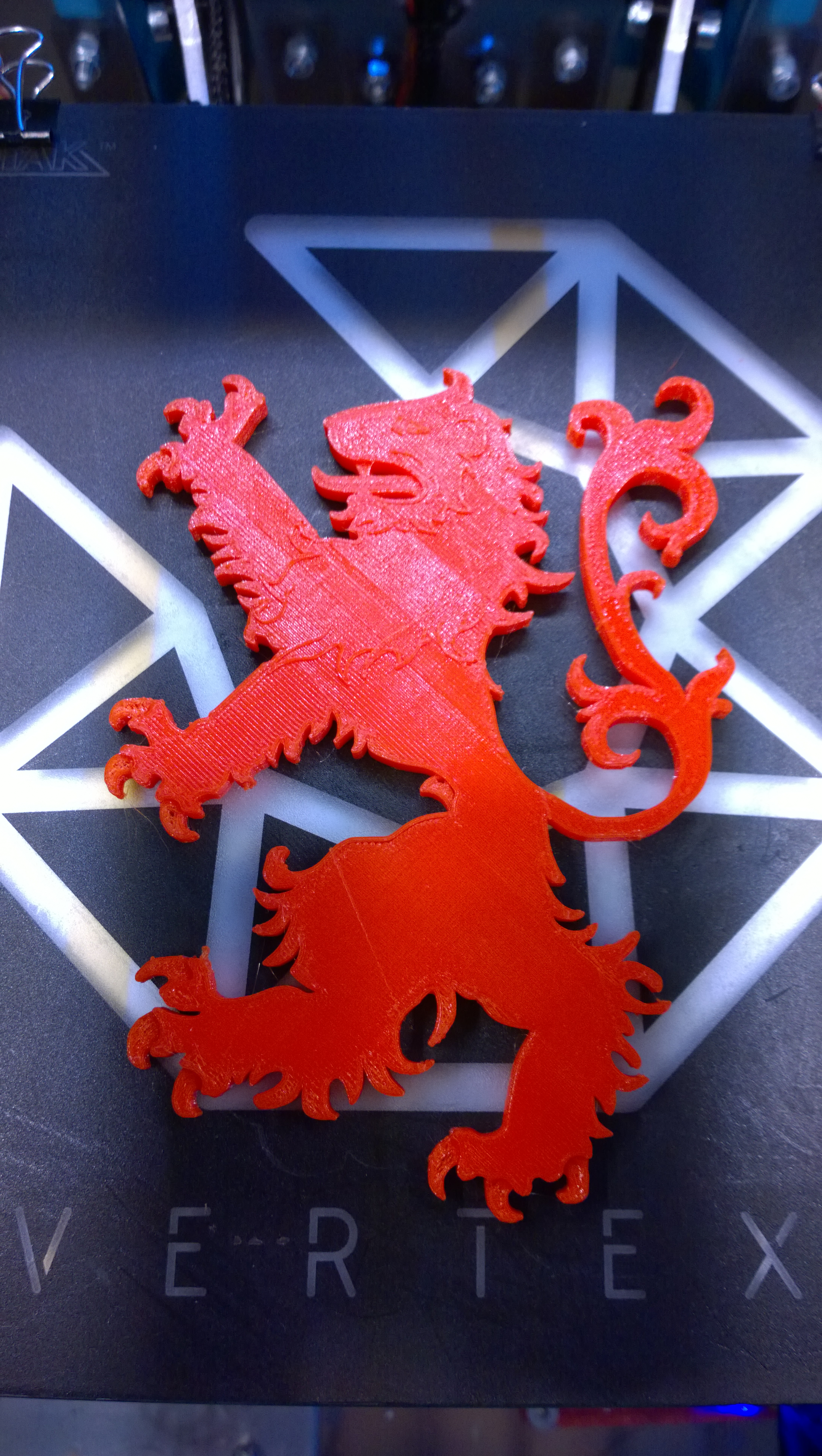 hallandia suède province emblème pinshape figurine l'emblème 3D print model - Mito3D