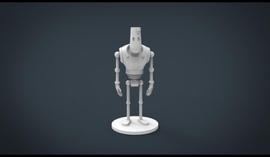 robot pinshape heykel oyuncak oyuncaklar oyunlar toyfigure 3d print model - Mito3D