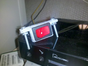 schalteraufnahme pinshape Schalter einfach schnell mount Haushalt 3d print model - Mito3D