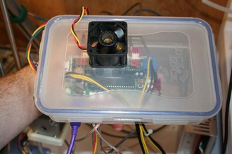 sanguinololu Fall pinshape reprap mendel makerbot Halter Elektronik box 3d 3d print model - Mito3D