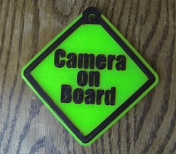 Kamera Güvenlik Kurulu oturum pinshape kamyon işaret güvenlik tasarım araba kamera 3d print model - Mito3D