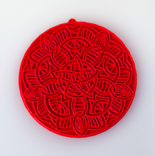 mandala collar pinshape joya día san valentín 3d print model - Mito3D