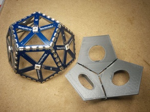 blinkytile bola solda gabarito pinshape objecto 3d print model - Mito3D