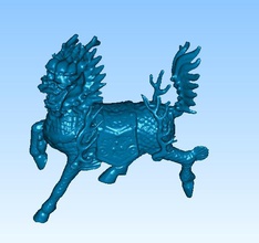 kylin pinshape einscan s Çin kültürü 3d model 3d print model - Mito3D