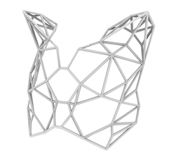 poli gato máscara pinshape cat bruxas traje 3d print model - Mito3D