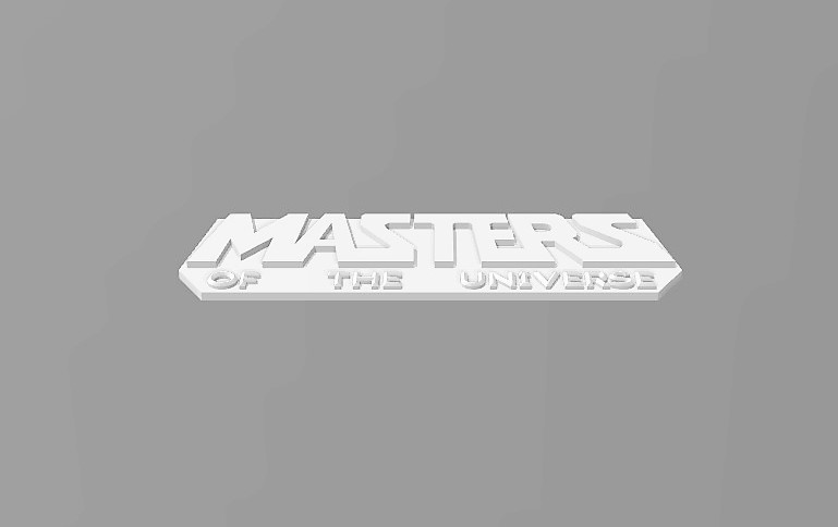 masters logo pinshape evren heman motu mastersoftheuniverse 3D print model - Mito3D