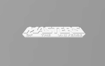masters universo logotipo pinshape hemán motu logo mastersoftheuniverse 3d print model - Mito3D