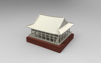 gyeonghoeru pavilion pinshape 3d-design 3d print model - Mito3D