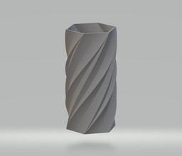 torcida vasos pinshape vaso 3d print model - Mito3D