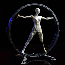 Vitruvius ana pinshape logo heykel Batı dünyası 3d print model - Mito3D