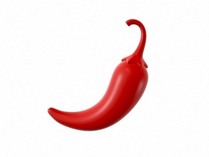 chili pepper pinshape prop item spice food vegetable fruit 3d print model - Mito3D