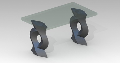 base table pinshape homedecor mobilier décor 3d print model - Mito3D