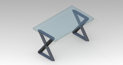 base table pinshape homedecor mobilier tables 3d print model - Mito3D