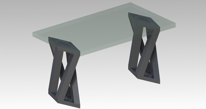 tablo temel pinshape mobilya homedecor 3d print model - Mito3D