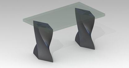 base mesa pinshape muebles homedecor tabla 3d print model - Mito3D