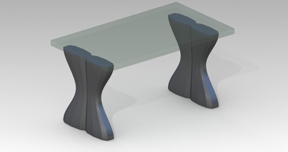 base tavolo pinshape mobili homedecor tabella 3d print model - Mito3D