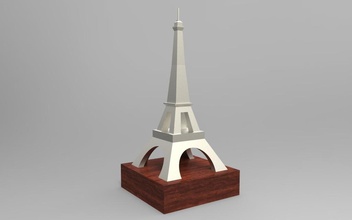torre eiffel pinshape Diseño 3d 3d print model - Mito3D