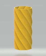 8 sided simple vase pinshape 3d print model - Mito3D