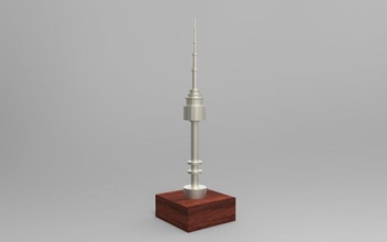 tower pinshape 3d-design 3d print model - Mito3D