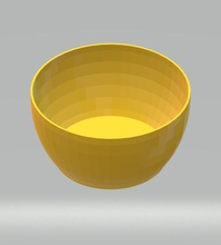 bowl simple pinshape 3d print model - Mito3D