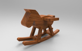 cheval bascule pinshape Conception 3d 3d print model - Mito3D
