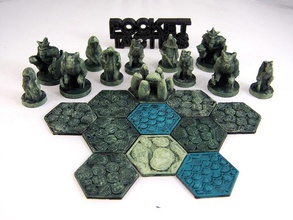 pocket-tactics tribes dark forest pinshape 15mm beastmen beasts board boardgame continuum druid fantasy game gaming ill games magic miniature multiverse pocket rpg scifi tabletop 3d print model - Mito3D