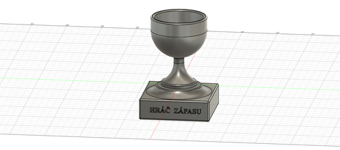 trophée pohar pinshape 3d print model - Mito3D