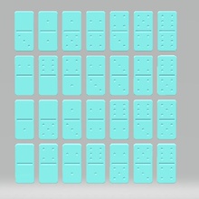 dominos pinshape escala 1 3d print model - Mito3D