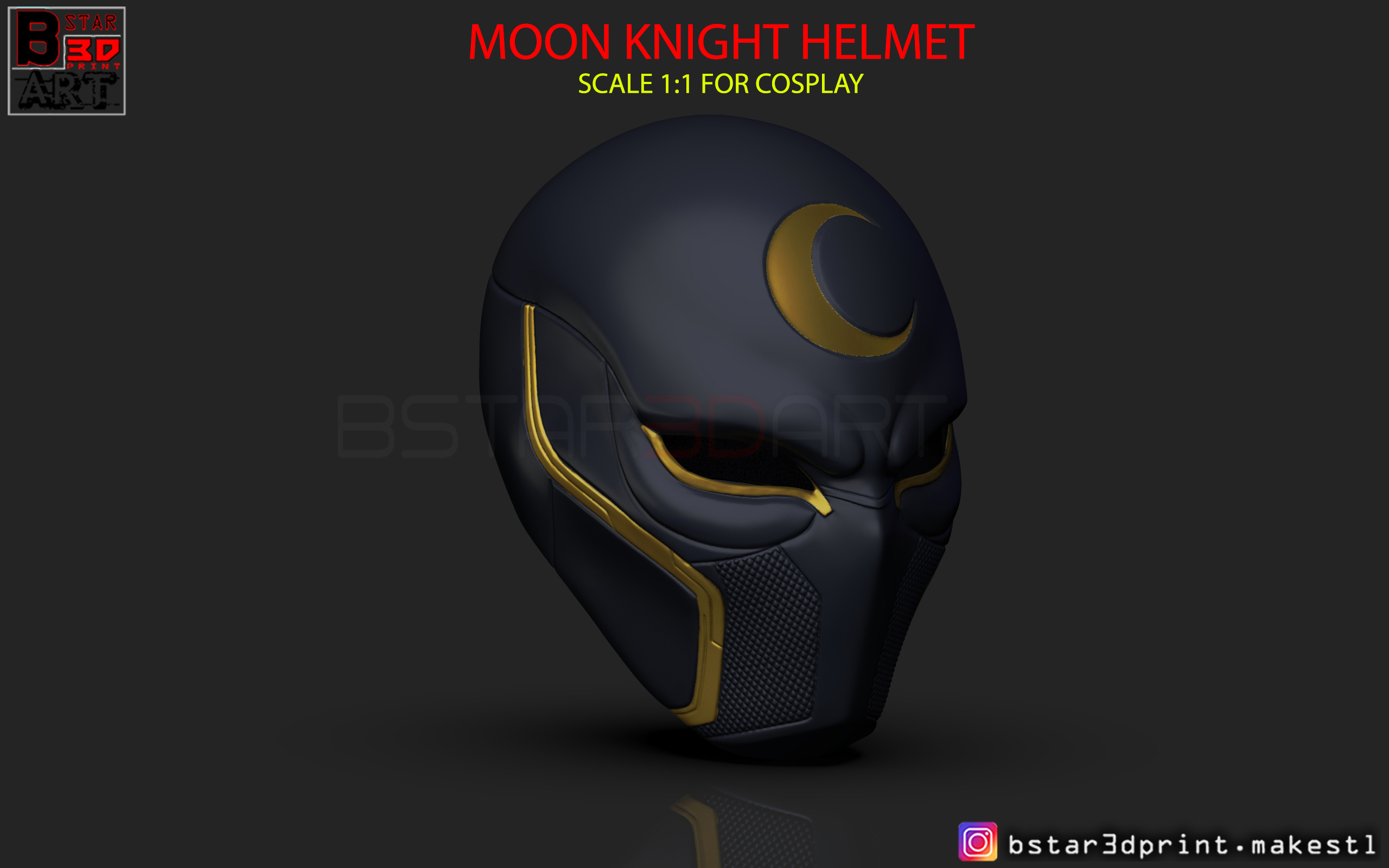 lua capacete cavaleiro marvel máscara alta qualidade impressão 3d modelo pinshape cabeça brinquedo capitão américa uso ironman cosplay acessórios maravilha 3D print model - Mito3D