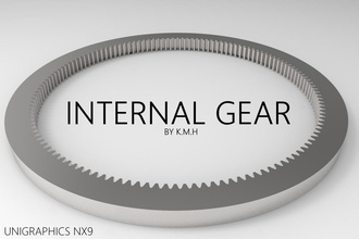 internal gear pinshape gearing internal-gear 3d print model - Mito3D