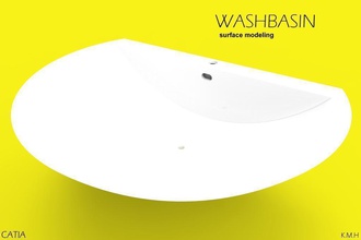 Waschbecken pinshape kostenlos 3d Modell stl 3d print model - Mito3D