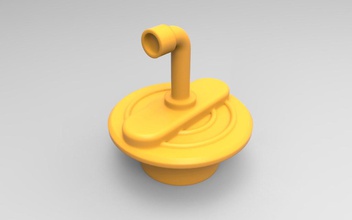 bouchon baignoire pinshape Conception 3d 3d print model - Mito3D