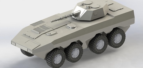 araç pinshape mücadele zbd 09 piyade tank 3d print model - Mito3D