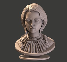 arya stark büstü pinshape game thrones 3d print model - Mito3D