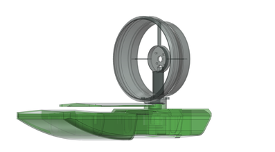 air bateau pinshape bateaux navire sla rc tour hydroglisseur contrôle distance 3d print model - Mito3D