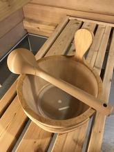 sauna ladle saunakauha pinshape svenska-bastu kauha bastu 3d print model - Mito3D