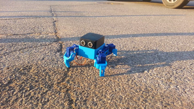 erstellen smartphone Steuerung Vierbeiner spider robot otto quad pinshape Roboter 3d print model - Mito3D